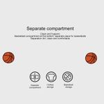 T- Basketball Backpack With Laptop Ball Compartment Large Capacity Wet Dry