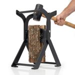 Heavy Duty Steel Log Splitter Kindling Cutter Manual Wood Splitting Stand