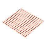0.35x0.5" Small Arrow Sticker Label Adhesive Color Coding Sign Decal Red 4 Sheet