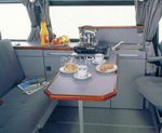 MARINE / CAMPERVAN FOLDING TABLE LEG AND Stainless & Ally RAIL REIMO TABLE SET 