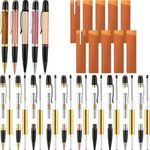 10 Set Pen Making Kit Include 10 Woodturning Pen Kit 10 Elegant Covers for7064
