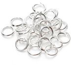 925 Sterling Silver OPEN JUMP RINGS - 3mm, 4mm, 5mm, 6mm, 7mm (22 gauge/0.64mm)