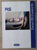 Ford Escort RS Cosworth Brochure 1992 - Luxury Sport