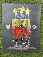 Brazil v Chile Official Souvenir Programme, Emirates Stadium,  29 March 2015