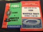 1968 RUGBY LEAGUE CHALLENGE CUP FINAL LEEDS V WAKEFIELD TRINITY & SONGSHEET