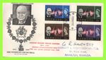 Bermuda 1966 Churchill set on illustrated First Day Cover