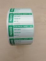 50 TO 300 PAT TEST LABELS PORTABLE APPLIANCE TEST PASSED STICKERS 25mm x 50mm 