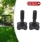 1 Pair Canopy Fixing Screws M12 Plastic Bolt for Garden Swing Chair Frame