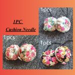 Wrist Pin Cushion Elasticated Strap Pumpkin Design