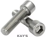 M6 6mmØ CAP SCREWS ALLEN KEY SOCKET HEAD BOLTS A2 STAINLESS STEEL DIN 912 KAYS
