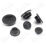 Black Plastic External Thread Plug PVC Water Tank Plugs Adapter 1/2" - 2"