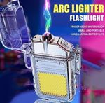Windproof Electric Plasma Arc Lighter USB Rechargeable Camping EDC torch