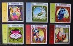 Alderney Stamps "Alice in Wonderland-150th Anniversary" MNH Selv L1 6v Set 2015