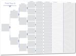 A2 Pedigree Family Tree Chart (Family History / Genealogy Chart)