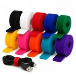 VELCRO® One Wrap Tape Reusable Double Sided Cable Tie Straps Hook-Loop Wire Tidy