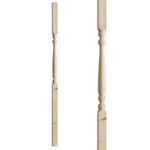 Cheshire Stair Spindle Colonial Edwardian 41mm Pine Oak 900mm 1100mm ED90