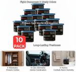 10 x Dehumidifier Interior Damp Trap Mould Moisture Mildew Remover Caravan Home