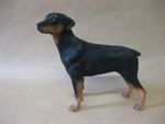 Doberman Pinscher Dog Figure / Ornament ~ Leonardo Collection ~ 5 1/2" ~ 14 cm