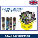 Clipper Lighter Collector Box -Mixed Refillable Lighters | Multi Pack Options UK