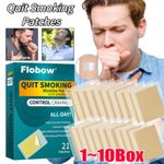20x Boxes Nicotine Patches 21mg Step 1 - 210 Patches Total - Stop Smoking, UK