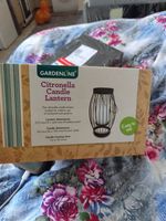 NEW Gardenline Citronella Candle Lantern – Outdoor Garden Mosquito Repellent