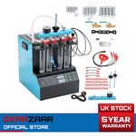 Fuel Injector Cleaning Machine Brand New 220V Ultrasonic 4-Cylinder 2000ML 28KHZ