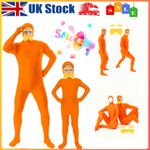 Kid/Adults Dr Seuss The Lorax Costume Cosplay Morph Bodysuit Moustache Book Week