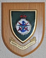 Defence School of Transport regimental mess wall plaque shield