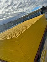 25mm GRP Open Mesh 2m x 1m Yellow | Heavy Duty Anti Slip Floor Sheet