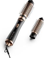 Rotating Hair Dryer Brush, 3-in-1 Hot Air Brush with 2 Brushes (1.5"&2")