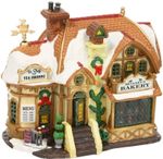 Lemax Christmas Village Devaneys Bakery Led Wood Tabletop Lighted Animated - NEW