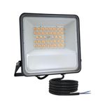 100W LED Floodlight Outdoor Spot Light 13500lm 4000K Cool White Non-Dimmable UK