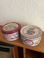 2 X Small  Vintage Mackintosh’s  Quality Street Tins Collectable Made in England