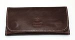 Soft Genuine Smoke Tobacco Pocket Pouch Case Real Leather Lining Crunch Brown
