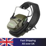 Active Earmuffs Headphones Electronic Hearing Protection for Shooting & Hunting