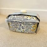 William Morris Purple Larkspur Floral Patterned Butter Dish NEW