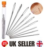 9pcs Large Eye Blunt Needles Wool Thick Knitter Yarn Hand Sewing Darning Set UK