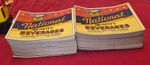 100 Vintage National Quality Beverages Soda Labels, 800 Total Available