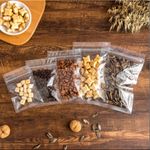 Clear Zip Seal Lock Gripseal Food Bags Flat Pouch Spices Herbs Crafts Packing