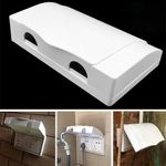 Double Socket Protector Electric Plug Cover Baby Child Safety Protector Box UK