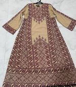 Vintage Fabulous Hand Embroidered Palestinian Thobe Dress 140x50 Cm