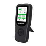 Life Basis Air Quality Monitor Indoor, 11-in-1 Air Quality Detector w. Stand