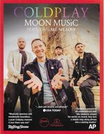 COLDPLAY Ultra Rare OCTOBER 2025 PROMO TRADE AD Poster 8.5x11 MINT  USA