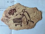 Banksy Peckham Rock Wooden Postcard British Museum With Provenance