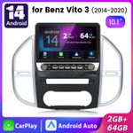 For Mercedes Benz Vito 3 W447 2014-2020 Android15 Carplay Car Stereo Radio 2+64G