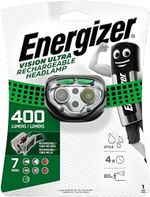 Energizer Vision Headlight Head Torch USB Rechargeable - Camping Fishing Cycling