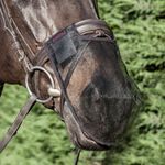 LeMieux Comfort Shield Nose Filter Mesh UV Fly Head Shaking Net Black/Brown x 2