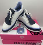 G/FORE Women's Gallivan2R TUXEDO STRIPE Kiltie Golf Shoes - Size 6 US -GLF000108