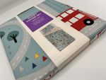 Dunelm Cot Bed Bedding – Cars & Road Map Design – Blue Toddler Duvet Set