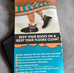 CleanBoot Medium Boot Covers Black Slip-On Non-Slip Durable Snug Fit